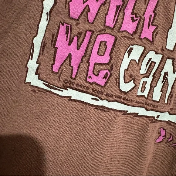 Alore vtg WHEN THE LAST TREE IS DEAD WE REALIZE WE CAN’T EAT MONEY T-Shirt large - Picture 5 of 5